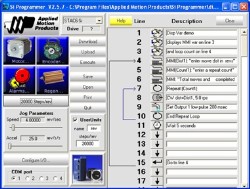 Easy-to-Use Programming Software for Stepper and Servo Drives Features Icon-Based Programming Environment